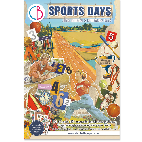 Ephemera Book Sports Days A4 32/Pkg