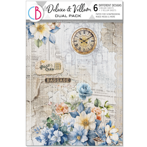 Deluxe Paper & Vellum Dual Pack A4  MIXED 6/Pkg Eastern Journey