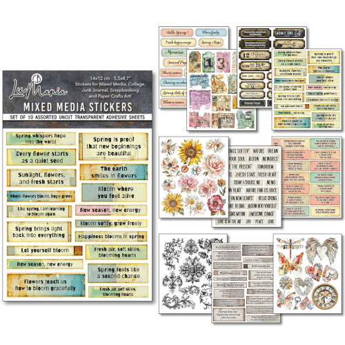 Sticker Set 10/Pkg The sound of spring