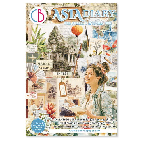 Ephemera Book  A4 32/Pkg Asia Diary