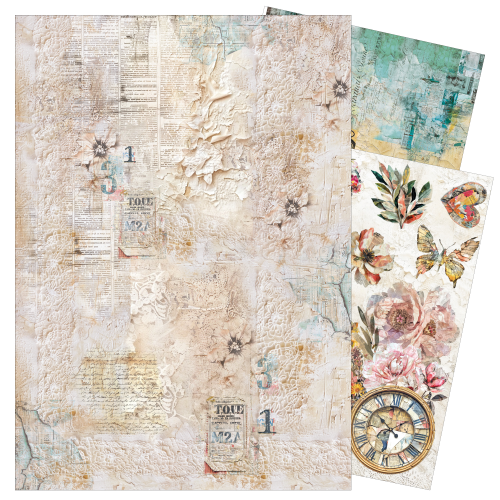 Rice Paper A3 Mixed 3/ Pkg The Sound of Spring