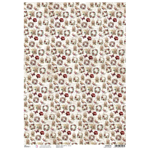 Rice Paper A3 Floral whispers