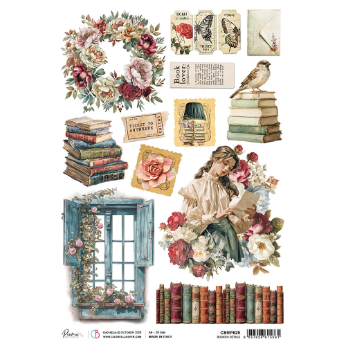Rice Paper A4 Bookish Details