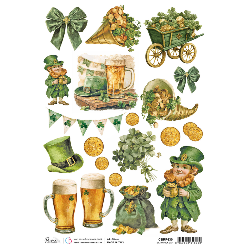 Rice Paper A4 St.Patrick Day